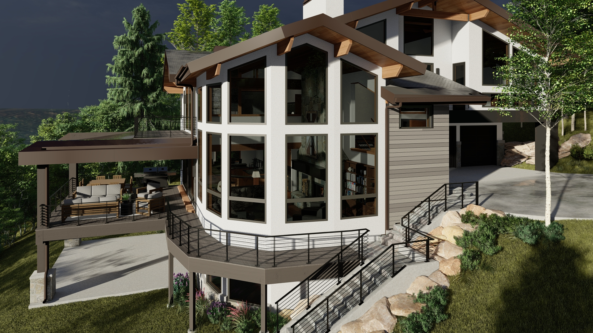 Deer Valley Ski Home Remodel Designed by Tarsier 3D Studio